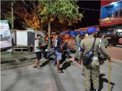 Satpol PP Inhil Kembali Giat Patroli Malam
