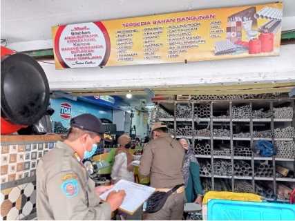 42 Pelaku Usaha Diberikan Teguran Tertulis oleh Satpol PP Inhil