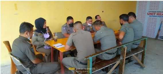 URC Satpol PP Inhil Lakukan Rapat Evaluasi