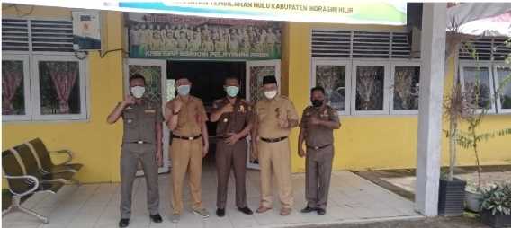 Satpol PP Inhil Sosialisasi Berkenaan Dengan Pakaian Linmas