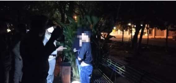 Satpol PP Inhil Bubarkan Remaja yang Nongkrong Hingga Larut Malam