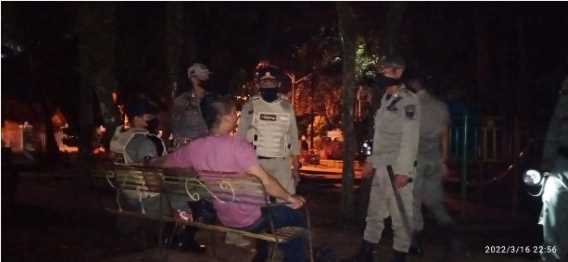 Satpol PP Inhil Sisir Tempat Gelap wilayah Tembilahan dan Tembilahan Hulu