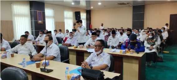 Satpol PP Inhil Ikuti Rapat Evaluasi Forkopimda