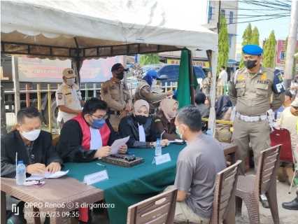 Satpol PP Inhil Kerahkan Opd Terkait Lakukan Sidang Prokes