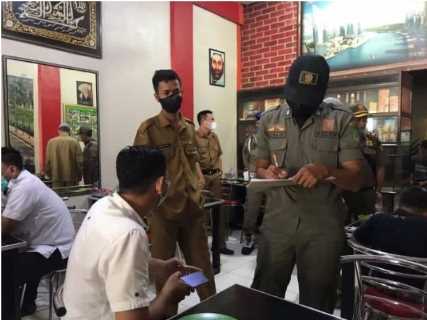Meninggalkan Tugas, ASN dan Non ASN Terjaring di Warung Makan