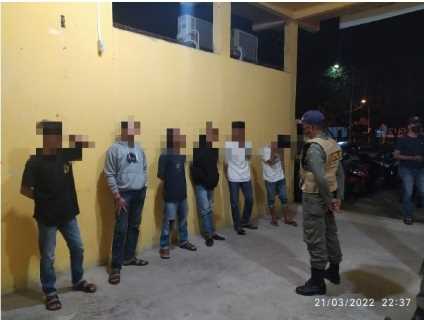 Konsumsi Tuak, Tujuh Remaja Digelandang Satpol PP Inhil