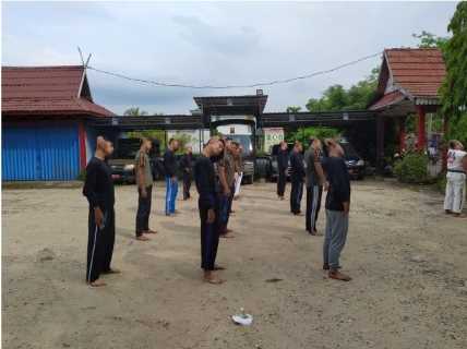 Personil Satpol PP Inhil Lakukan Pemantapan Tarung Derajat