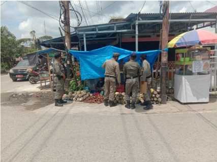 Satpol PP Inhil Lakukan Pengawasan Pedagang Setiap Saat