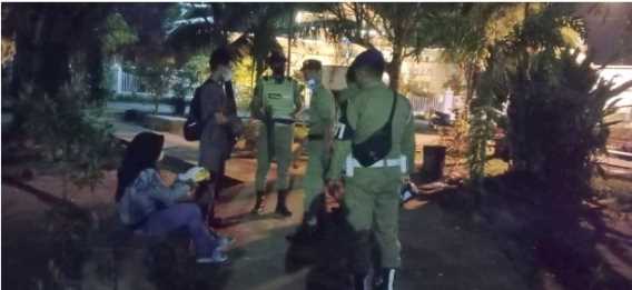 Satpol PP Inhil Cegah Tindak Kenakalan Remaja Di Wilayah Tembilahan