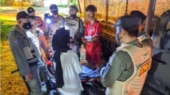 Terciduk Satpol PP Inhil, Sepasang Sejoli Ditempat Sepi