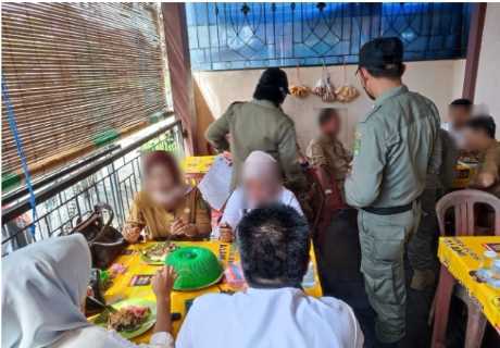 Razia Satpol PP Inhil, ASN dan Non ASN di Pemkab Inhil Terjaring