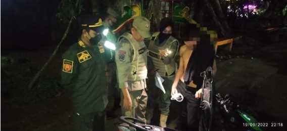Tim URC Satpol PP Inhil Sambangi Lokasi Rawan Pekat