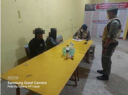 Mengkonsumsi Miras, Sepasang Kekasih Digiring ke Mako Satpol PP Inhil