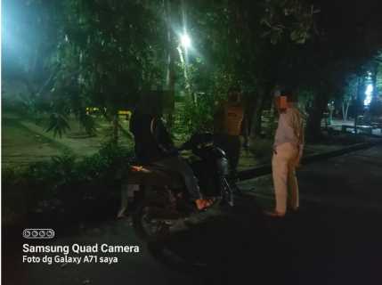 Tim URC Satpol PP Inhil Patroli Malam