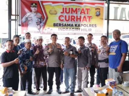 Lewat Jumat Curhat, Masyarakat Keluhkan Kemacetan di Depan Puskesmas Tembilahan Hulu