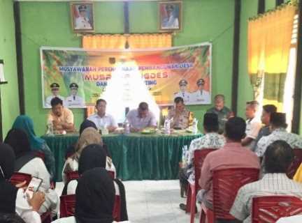 Pemdes Limau Manis Gelar Musrenbangdes dan Rembuk Stunting