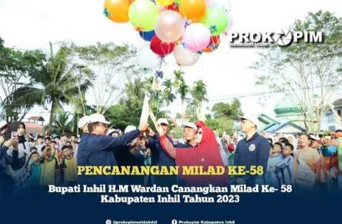 Bupati Wardan Canangkan Rangkaian Kegiatan Sempena Milad ke-58 Inhil