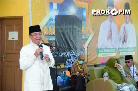 Sambut Kepulangan JH Inhil di Pekanbaru, Bupati Wardan Ajak Tingkatkan Semangat Beribadah