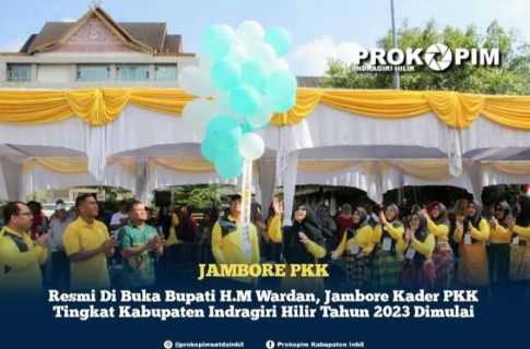 Bupati Inhil Buka Jambore Kader PKK Tingkat Kabupaten