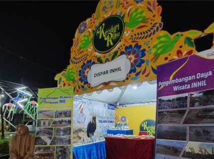 GALERI: Disparporabud Inhil pada Kenduri Riau, Sedia Stand Bazar