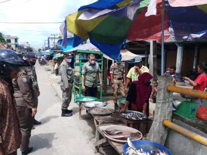 PKL Bandel Kembali Diberikan Peringatan oleh Satpol PP Inhil
