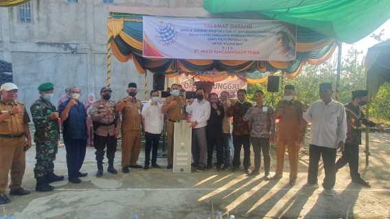 Program CSR, PT MRP Bangun 500 Titik PJU-TS di Kabupaten Inhil 
