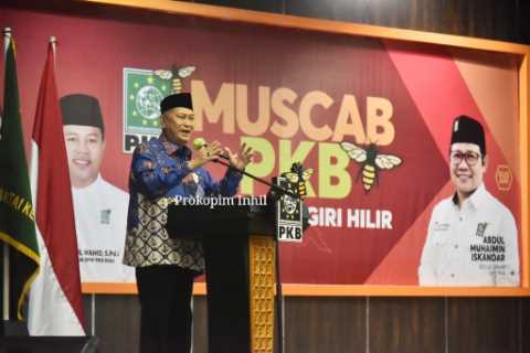 Hadir Muscab PKB, Wabup H.Syamsuddin Uti, Semoga Kegiatan ini Berjalan Dengan Baik dan Semangat Kebersamaan