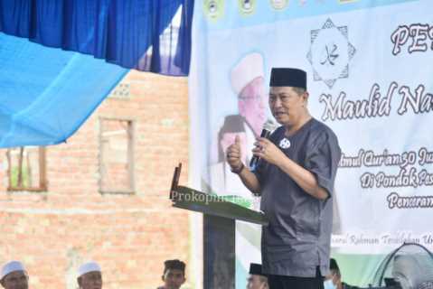Hadiri Peringatan Maulid Nabi Muhammad SAW 1443 H, Wabup H.Syamsuddin Uti Sampaikan Kutipan Nasehat Buya Hamka 