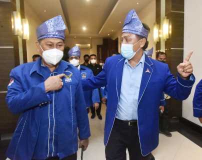 Ketua DPC Demokrat Inhil H.Syamsuddin Uti Hadiri Pelantikan Ketua DPD Riau Priode 2021-2026