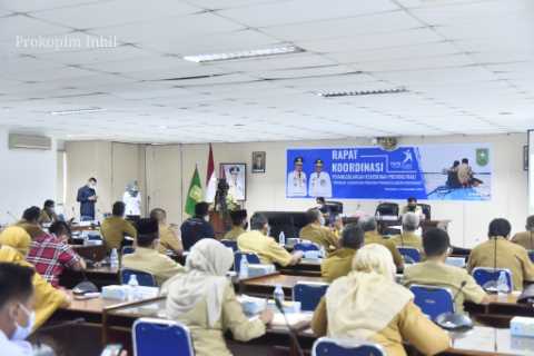 Wakil Bupati H.Syamsuddin Uti Hadiri Rakoor TKPK Provinsi Riau TH 2020