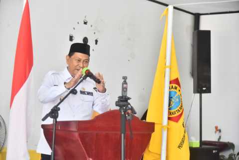 Lantik Pengurus PWRI Periode 2020-2025, Wabup H.Syamsuddin Uti Saya Harus Banyak Belajar Kepada Para Anggota PWRI Yang Telah Mengabdi Puluhan Tahun Untuk NKRI