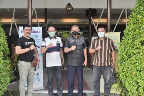 Tindak Lanjuti Pertemuan Bupati Dengan BNN Pusat, Wabup H.Syamsuddin Uti Melaksanakan Pertemuan Dengan BNNP Riau