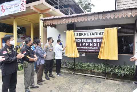 Wabup H.Syamsuddin Uti Resmikan Sekretariat Bersama PPNS