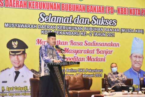 Ketua KBB Provinsi Riau H.Syamsuddin Uti Mari Rekatkan Kembali Silaturahmi Sesama Suku Banjar