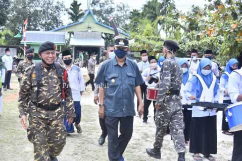 Wabup Syamsuddin Uti, Hadiri Upacara Pembukaan DTD Angkatan X, Barisan Ansor Garda Terdepan Menjaga Kesatuan NKRI