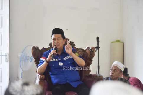 Wabup H.Syamsuddin Uti Hadiri Maulid Nabi Muhammad SAW 1443 H di Surau Bidayatul Hidayah Desa Suhada Enok