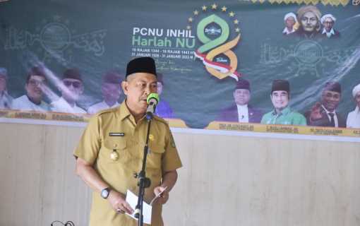 Hadiri Harlah PCNU Inhil Ke-96, Wabup H.Syamsuddin Uti Ajak Bangun Inhil Dengan Pemikiran