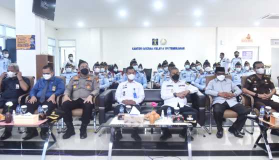Wabup SU Saksikan Deklarasi Janji Kinerja dan Penandatanganan Komitmen WBK serta WBBM dilingkungan Kanwil Kemenkumham Riau