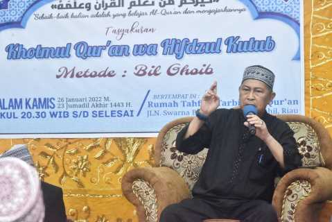 Hadiri Tasyakuran Khotmil Qur\'an wa Hifdzul Kutub, Wabup H.Syamsuddin Uti ajak Kembang Rumah Tahfidz