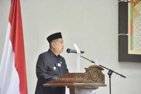 Paripurna Ke-20 Wabup H.Syamsuddin Uti Berikan Jawaban Terhadap Pandangan Umum Fraksi terhadap 5 Ranperda