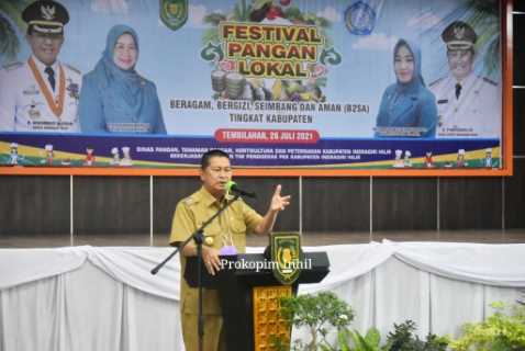 Wabup SU Buka Lomba Festival B2SA TH 2021, Bagga dengan Sumberdaya yang dimiliki Inhil