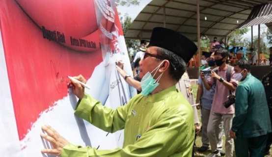 Cegah Anarkisme, Arfan Usman Pimpin Deklarasi Cinta Damai di Siak