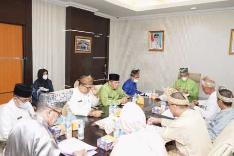 Bupati Inhil M. M Wardan Sambut Audensi KPU
