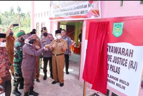 Peresmian Rumah Restorative Justice di Hadiri Bupati Inhil