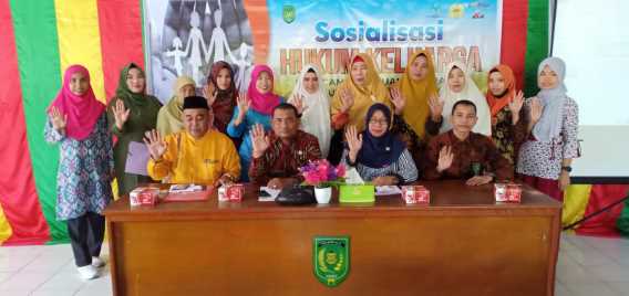 DP2KBP3A Inhil Gelar Sosialisasi Hukum Keluarga di Kecamatan Kuindra