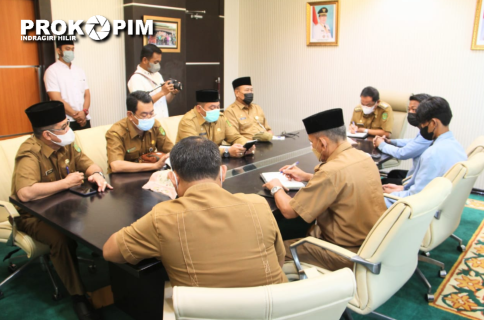 Rencana Program “Jelajah Riau” Di Inhil, BEM UNRI Jalin Silaturahmi dengan Bupati HM.Wardan