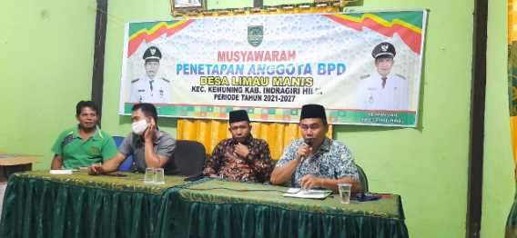 Rapat penetapan BPD Limau Manis Ditetapkan, Hermansyah: Mudah-Mudahan Dapat Bekerja Dengan Baik