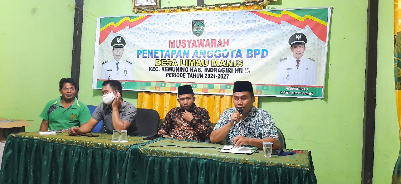 Rapat penetapan BPD Limau Manis Ditetapkan, Hermansyah: Mudah-Mudahan Dapat Bekerja Dengan Baik