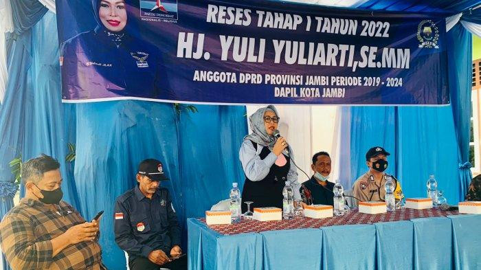 Anggota DPRD Provinsi Jambi, Yuli Yuliarti Reses dan Serap Aspirasi Masyarakat kota Jambi